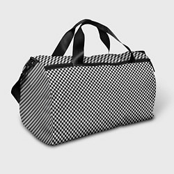 Сумки спортивные Шахматная клетка иллюзия, цвет: 3D-принт