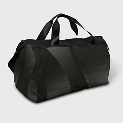 Спортивная сумка Чёрные геометрические металлические листы