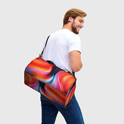 Сумки спортивные Радужные волны, цвет: 3D-принт — фото 2