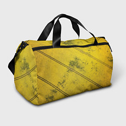 Спортивная сумка Абстрактная ярко-золотая текстура