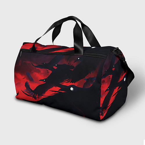 Спортивная сумка Пикирующие вороны / 3D-принт – фото 2