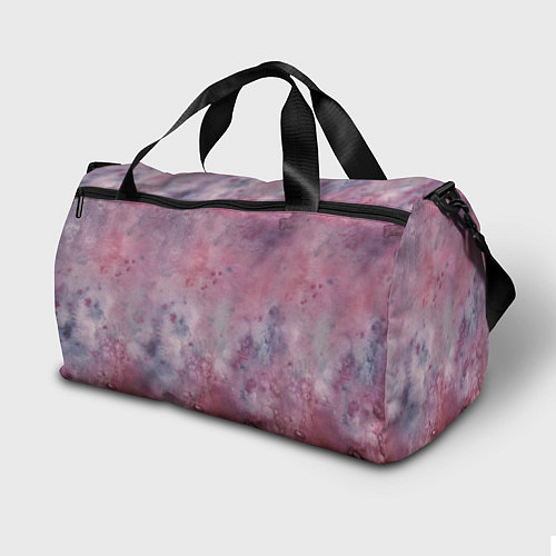 Спортивная сумка Мандала гармонии, фиолетовая, космос / 3D-принт – фото 2