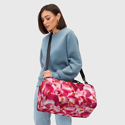 Сумки спортивные Цветы бегония текстура, цвет: 3D-принт — фото 2