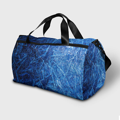 Спортивная сумка Аяка на фоне расколотого льда / 3D-принт – фото 2