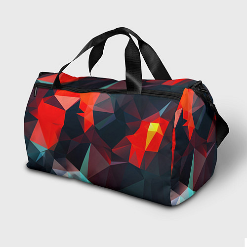 Спортивная сумка Абстрактное стекло осколки / 3D-принт – фото 2