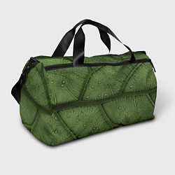 Спортивная сумка Текстура зелёной листы