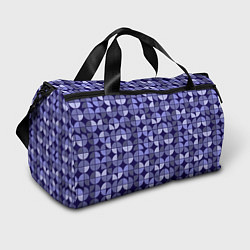 Спортивная сумка Фиолетовая геометрия Ретро паттерн