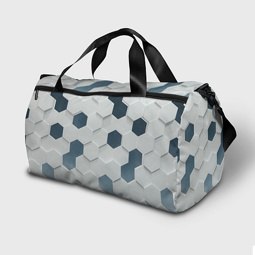 Спортивная сумка Геометрические шестиугольники / 3D-принт – фото 2