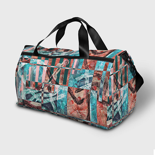 Спортивная сумка Абстрактная геометрия Флорин / 3D-принт – фото 2