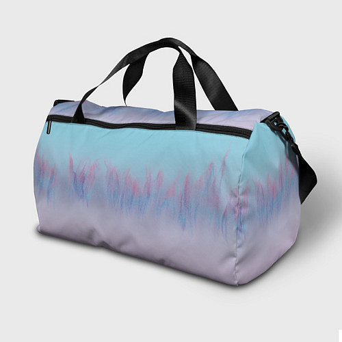 Спортивная сумка Пурпурный огонь / 3D-принт – фото 2