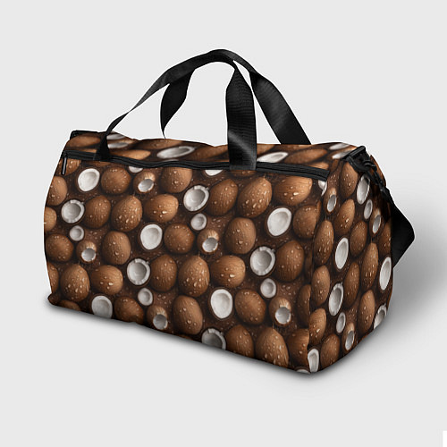Спортивная сумка Сочная текстура из кокосов / 3D-принт – фото 2
