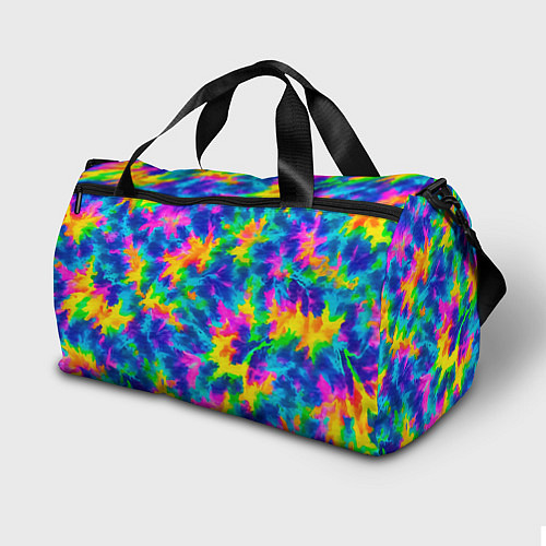 Спортивная сумка Тай-дай цветные краски / 3D-принт – фото 2