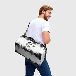 Сумки спортивные Японский дракон с иероглифами, цвет: 3D-принт — фото 2