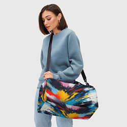 Сумки спортивные Разлив акварели, цвет: 3D-принт — фото 2