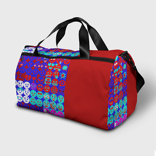 Спортивная сумка Смайлики для общения / 3D-принт – фото 2