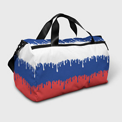 Спортивная сумка Флаг России - потёки