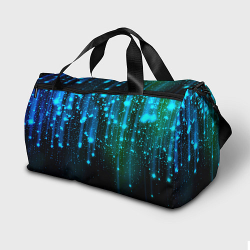 Спортивная сумка Space DJ - neon starfall / 3D-принт – фото 2
