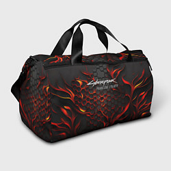 Спортивная сумка Cyberpunk 2077 Phantom liberty red fire