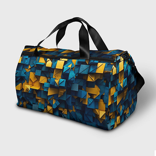 Спортивная сумка Объёмная геометрия / 3D-принт – фото 2