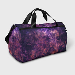 Сумки спортивные Текстура - Purple galaxy, цвет: 3D-принт