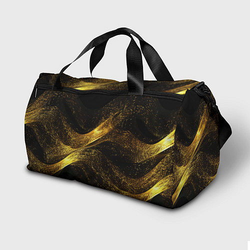 Спортивная сумка Rose gold black / 3D-принт – фото 2