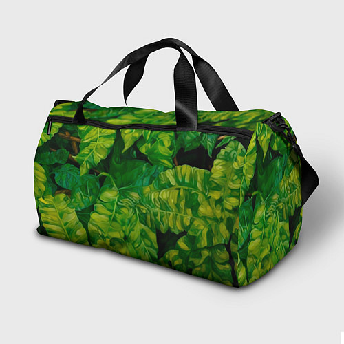 Спортивная сумка Обезьянка в джунгли / 3D-принт – фото 2