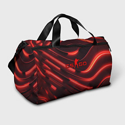 Сумки спортивные CS GO red neon, цвет: 3D-принт