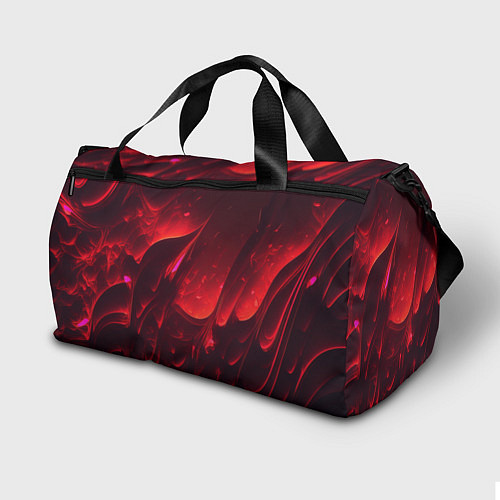 Спортивная сумка Красные огоньки абстракция / 3D-принт – фото 2