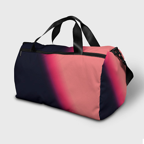 Спортивная сумка Градиент темно-розовый / 3D-принт – фото 2