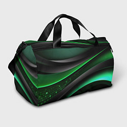 Спортивная сумка Black green line