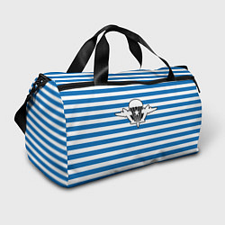 Спортивная сумка Тельняшка синяя - логотип вдв