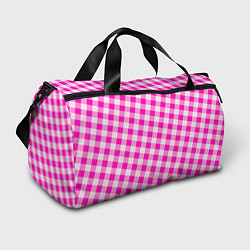 Спортивная сумка Розовая клетка Барби