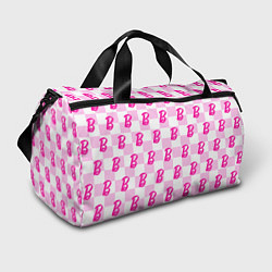 Спортивная сумка Розовая шашка и Барби