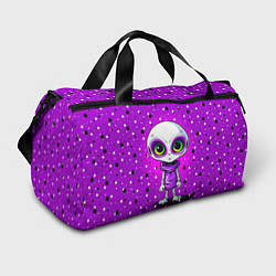 Сумки спортивные Alien - purple color, цвет: 3D-принт
