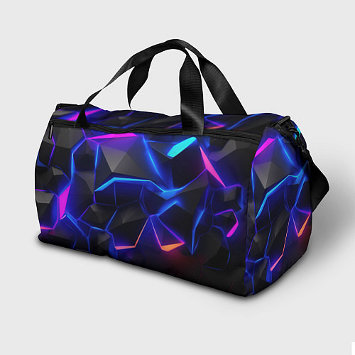 Спортивная сумка Большие неоновые плиты / 3D-принт – фото 2