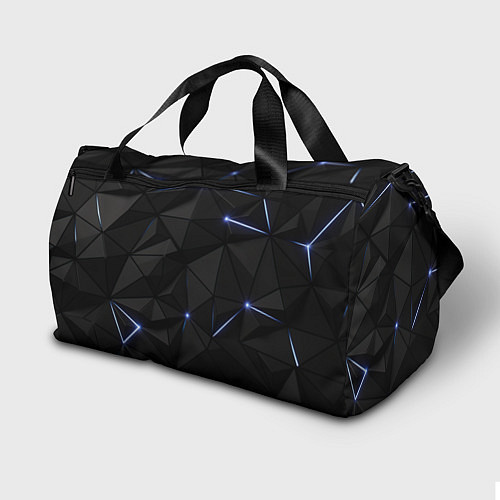 Спортивная сумка Свет через черные плиты / 3D-принт – фото 2