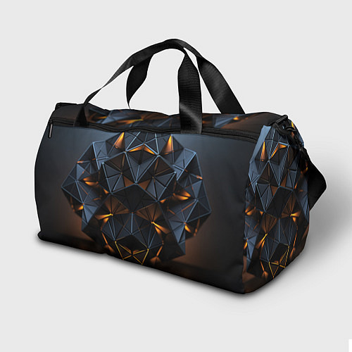 Спортивная сумка Объемные кубы / 3D-принт – фото 2