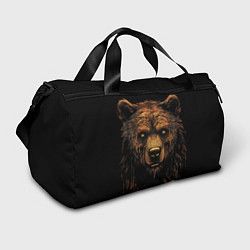 Спортивная сумка Медведь иллюстрация