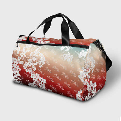 Спортивная сумка Stray Kids flowers / 3D-принт – фото 2