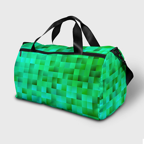Спортивная сумка Roblox head на пиксельном фоне / 3D-принт – фото 2