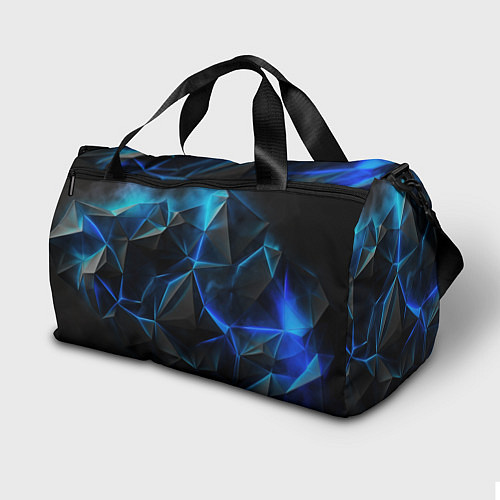 Спортивная сумка Blue abstract ice / 3D-принт – фото 2