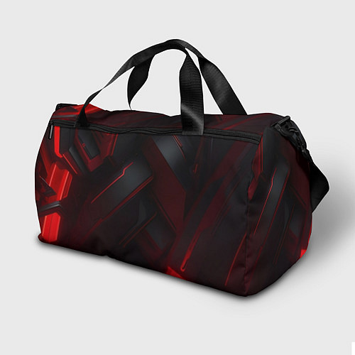 Спортивная сумка Красная бесконечность / 3D-принт – фото 2