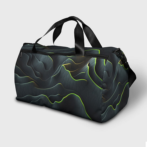 Спортивная сумка Рельефная текстура / 3D-принт – фото 2