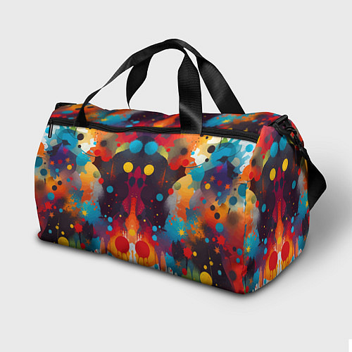 Спортивная сумка Mirrow colorful blots - abstraction - vogue / 3D-принт – фото 2