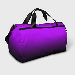 Спортивная сумка Градиент фиолетово-чёрный