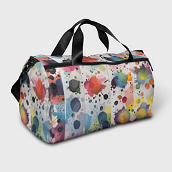 Спортивная сумка Colorful blots - vogue - abstraction