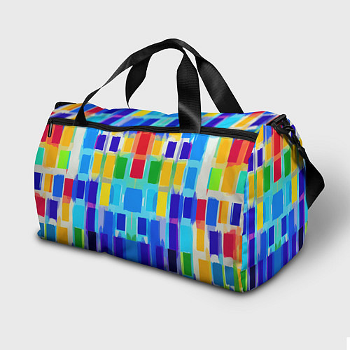 Спортивная сумка Colorful strips - pop art - vogue / 3D-принт – фото 2