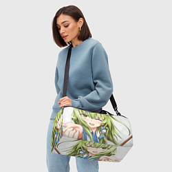 Сумки спортивные Touhou Project Санаэ Котия, цвет: 3D-принт — фото 2