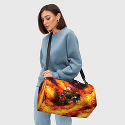 Сумки спортивные Эрис - пламя, цвет: 3D-принт — фото 2