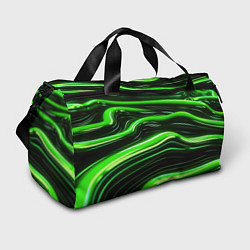 Спортивная сумка Зеленые объемные элементы